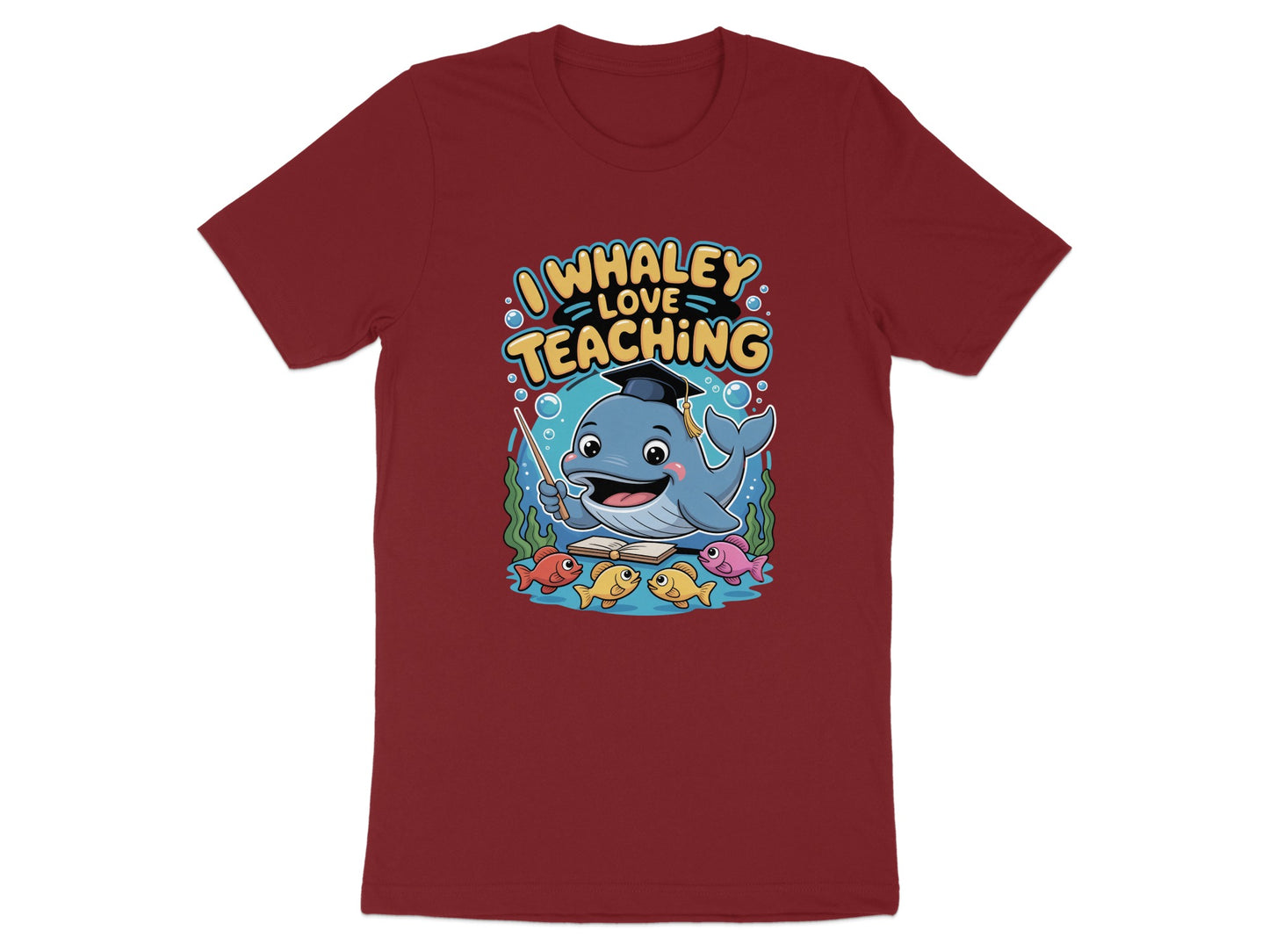 I Whaley Love Teaching Graphic T-Shirt product