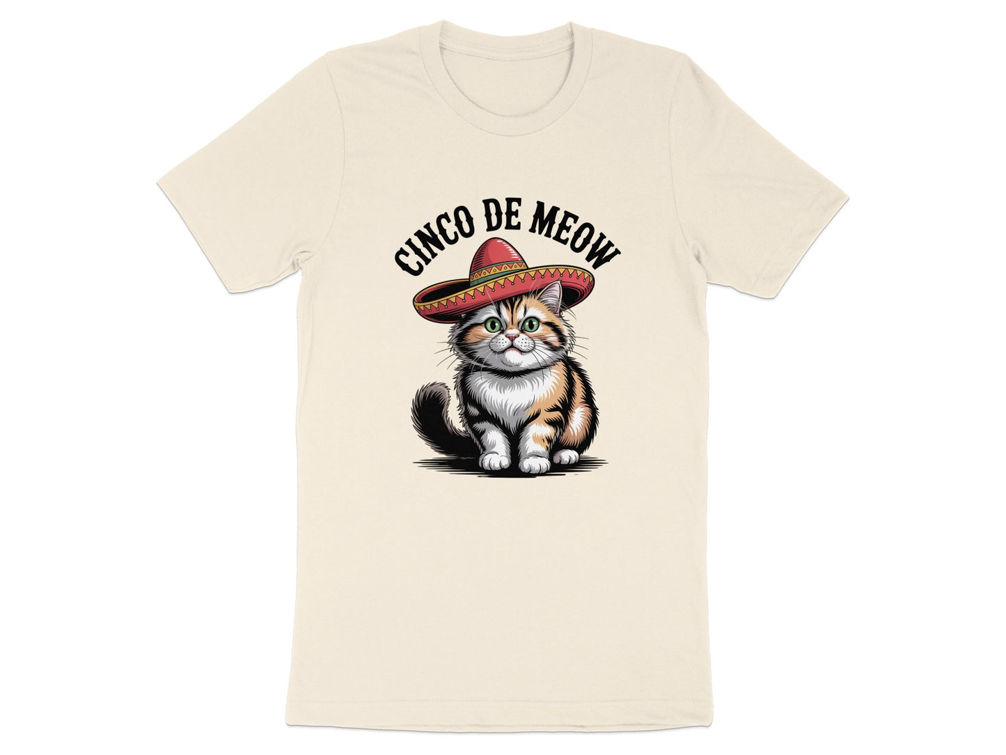 Cinco De Meow Adorable Cat Design T-shirt product