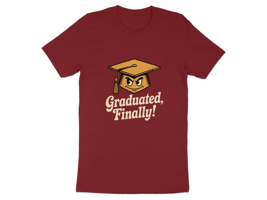 Graduated Finally Graphic Tee Shirt Gift Product