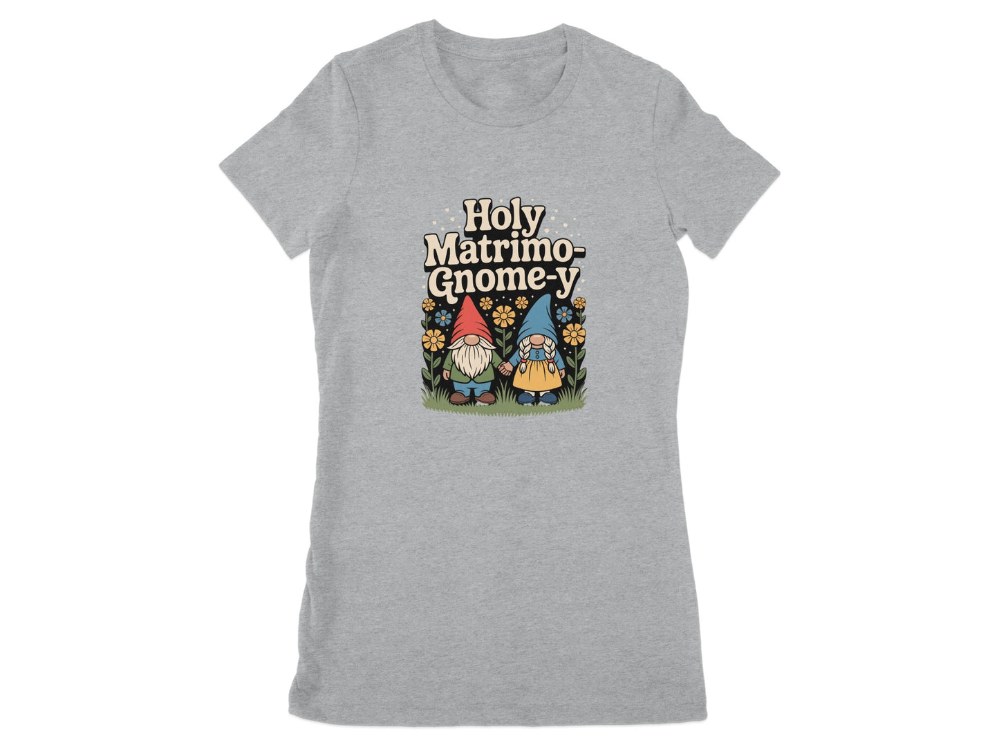 Holy Matrimo-Gnome-y Graphic Gnomes T-Shirt product
