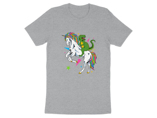 Rainbow Unicorn and Dinosaur Graphic T-Shirt product type