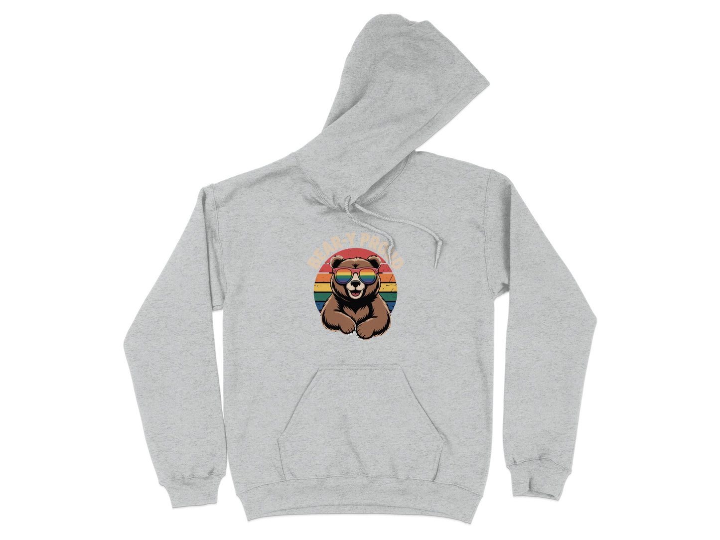 Retro Bear Graphic Hoodie for Unique Hoodie Product
