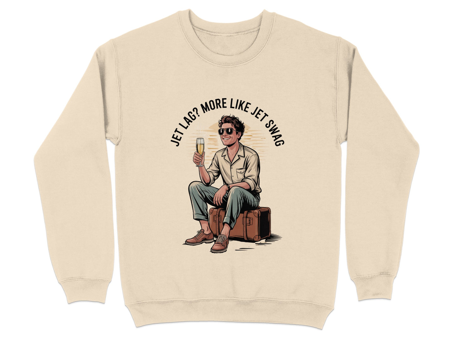 Jet Lag More Like Jet Swag Printed Sweatshirt Product