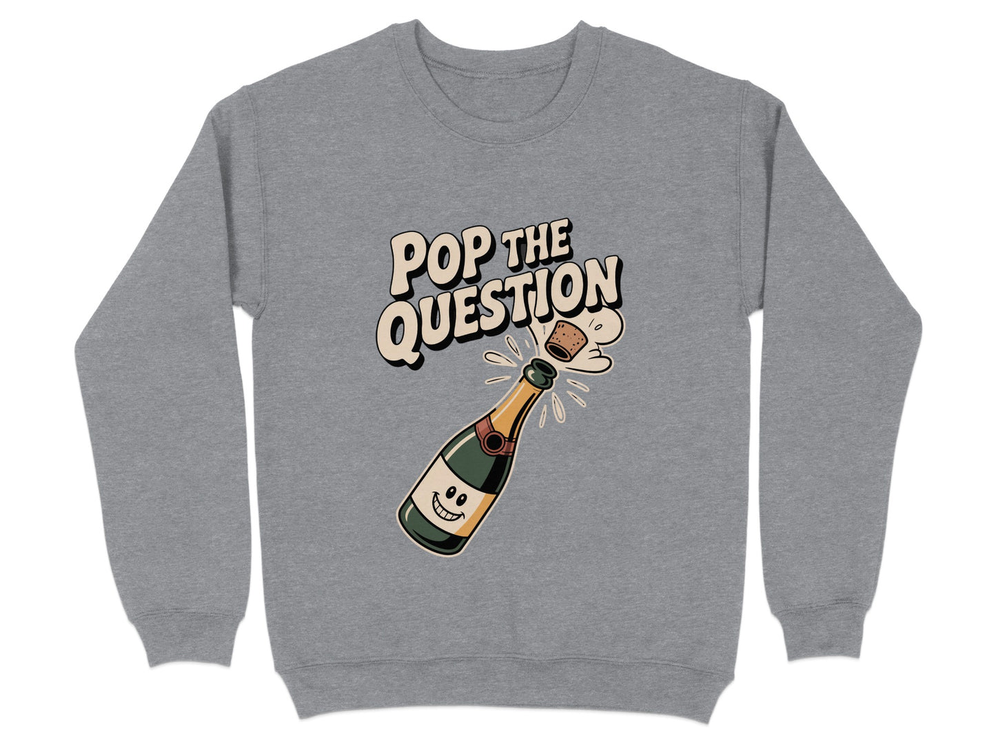 Pop The Question Graphic Sweater Unisex Sweatshirt Product