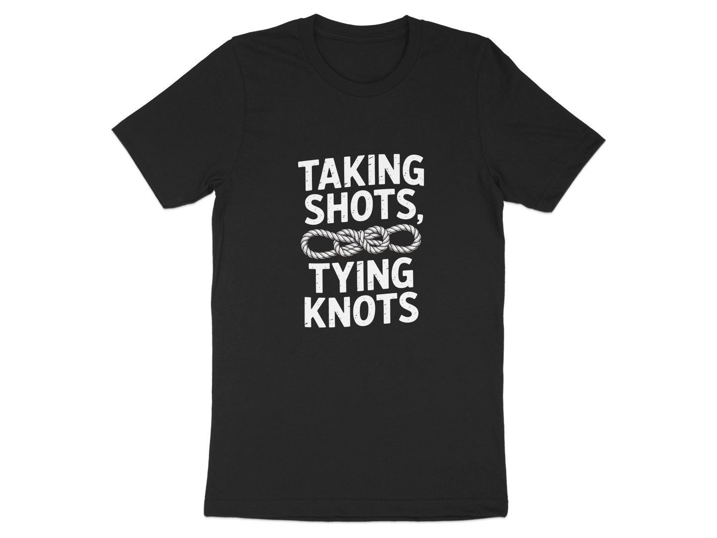Taking Shots Tying Knots Graphic T-Shirt product