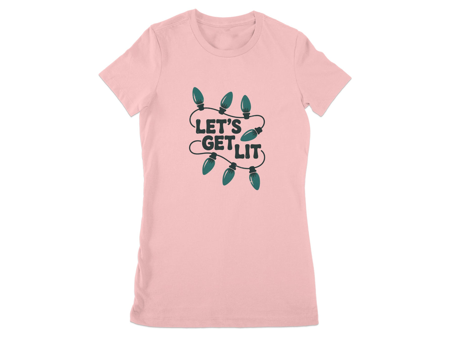 Let's Get Lit Christmas Lights Themed Shirt product