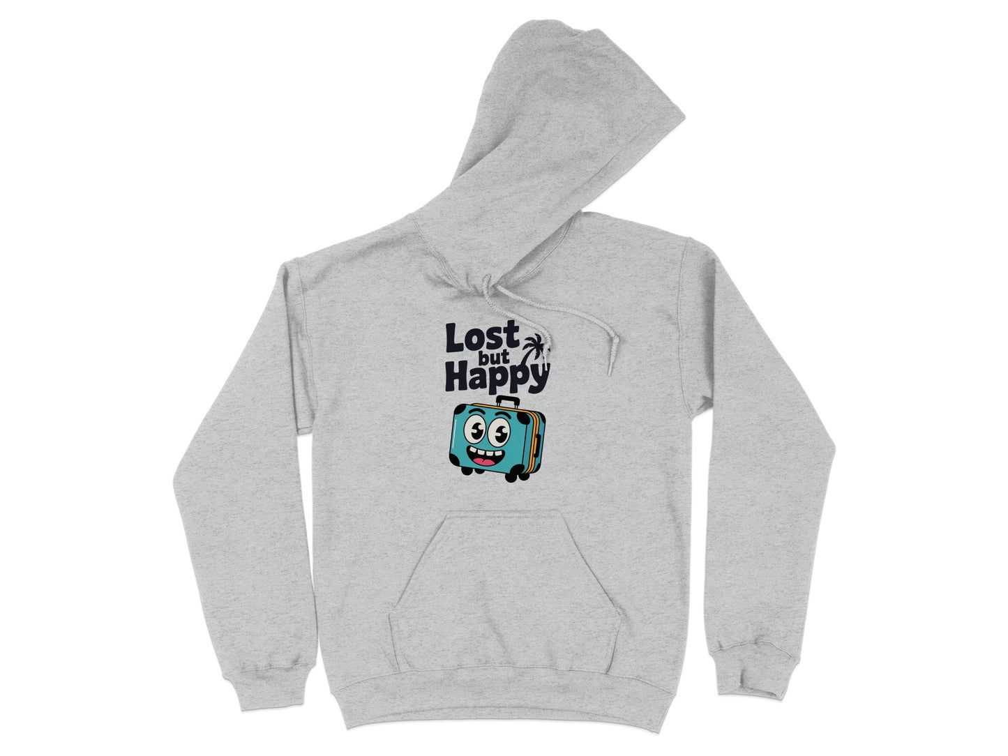 Lost but Happy Graphic Hoodie product type