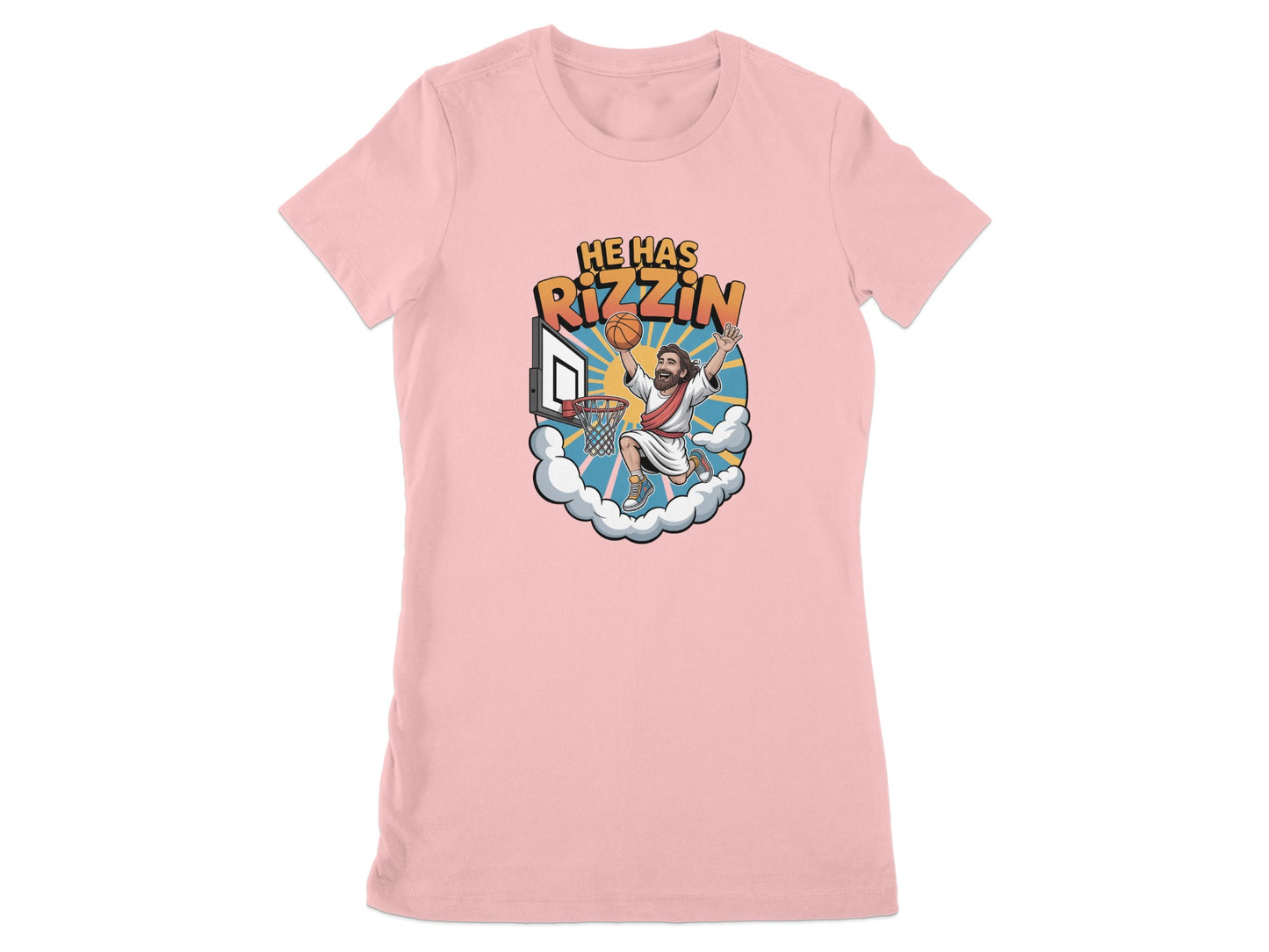 He Has Rizzin Basketball Graphic T-Shirt product