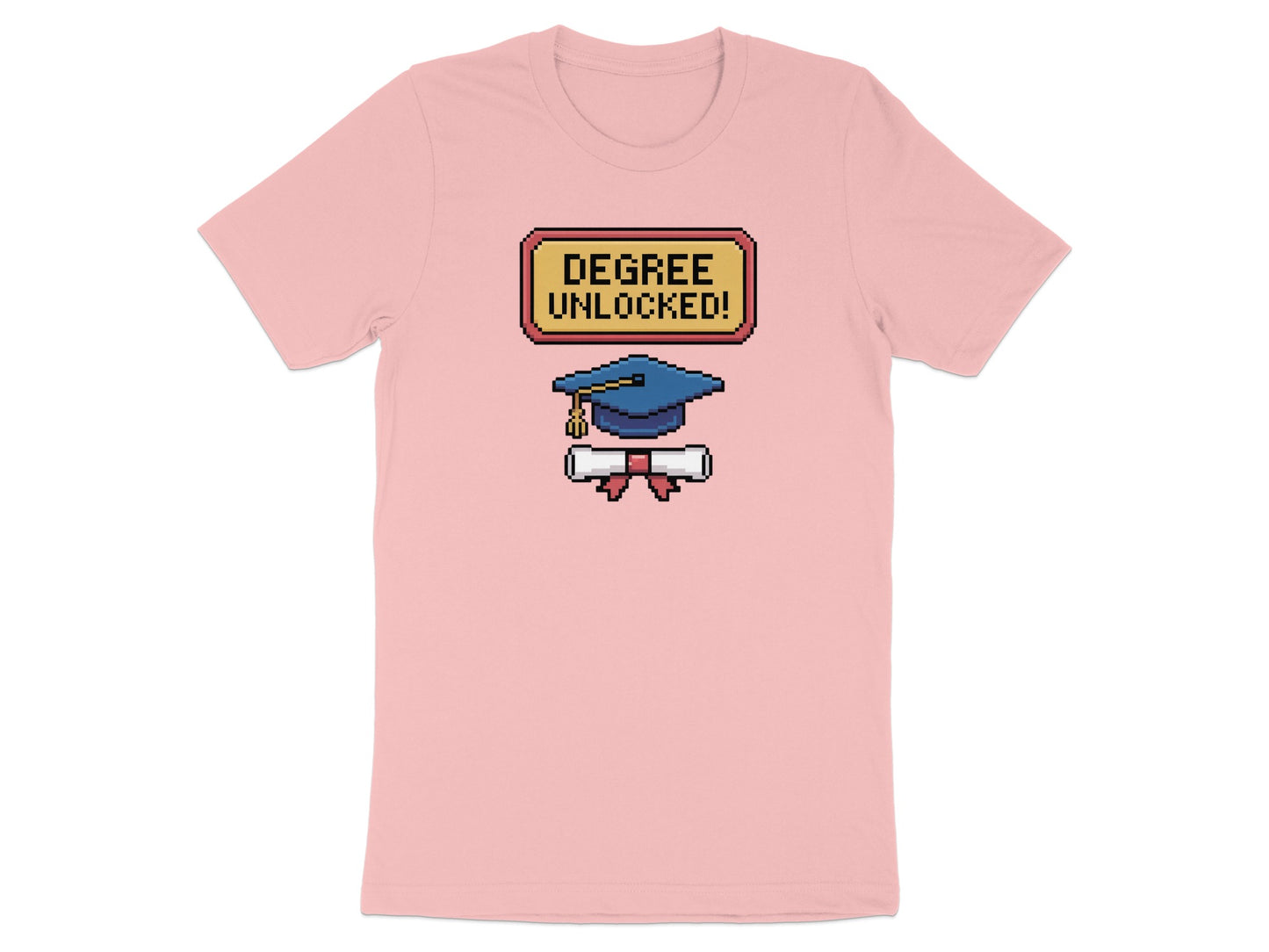 Degree Unlocked Graduate Themed T-Shirt Product
