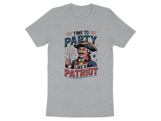 Time to Party Like a Patriot Graphic T-Shirt product type