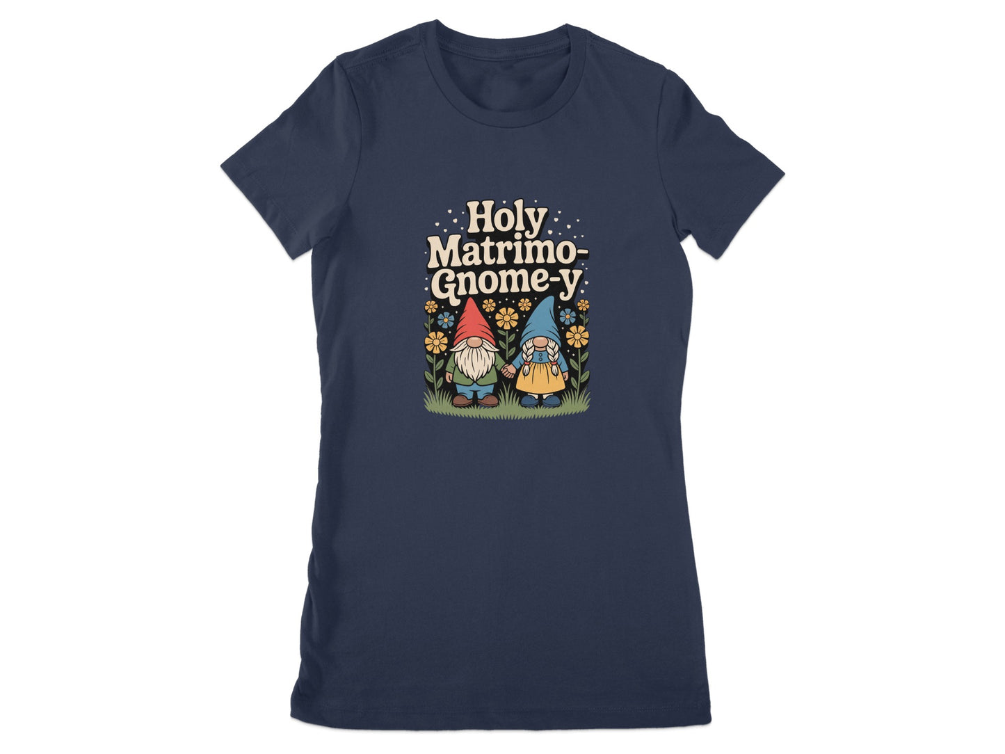 Holy Matrimo-Gnome-y Graphic Tee Shirt product