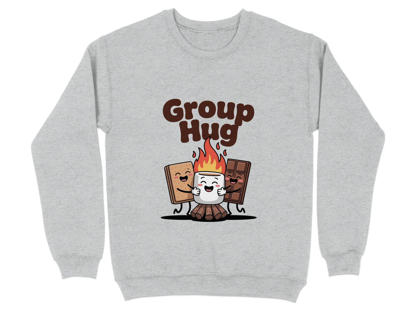 Group Hug Graphic Sweatshirt Funny Casual Product Type