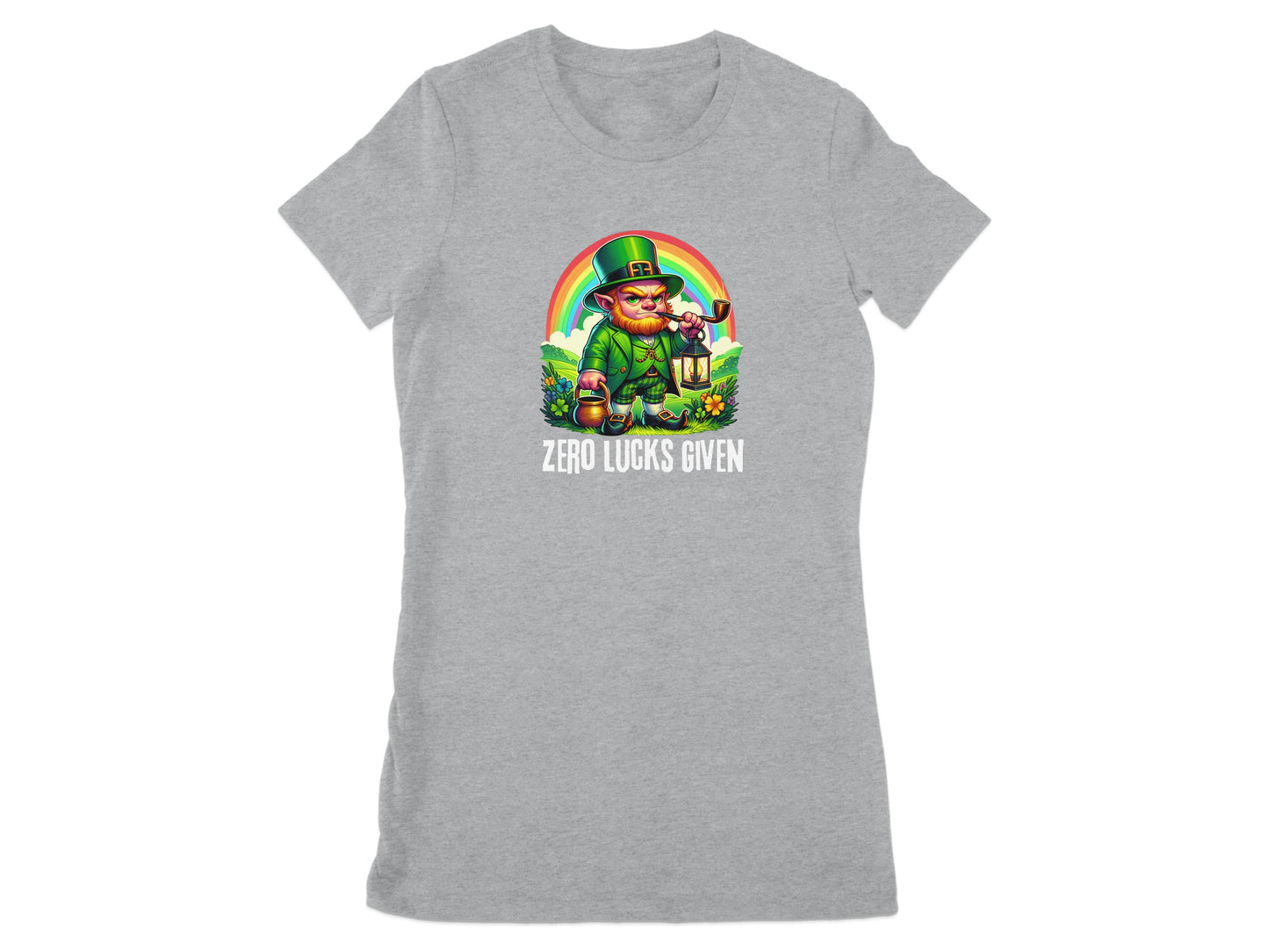 Zero Lucks Given Rainbow Leprechaun T-shirt product type