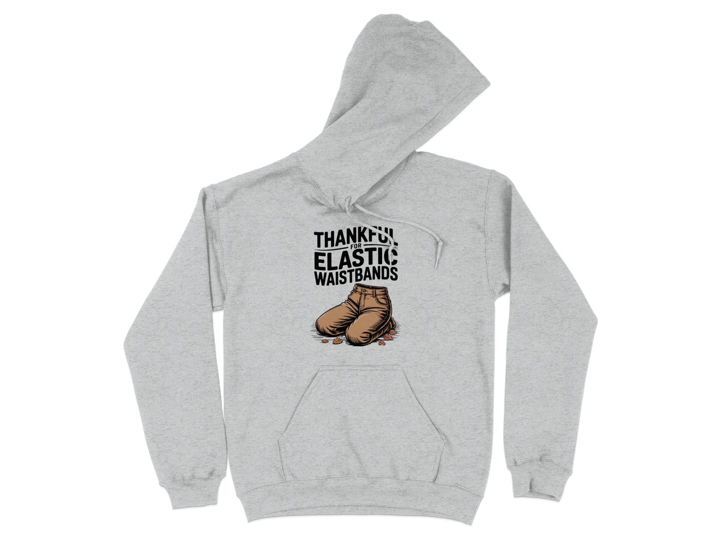 Thankful Elastic Waistbands Printed Hoodie product type