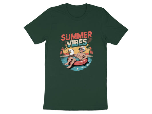 Summer Vibes Eagle Relaxing Graphic Tee product
