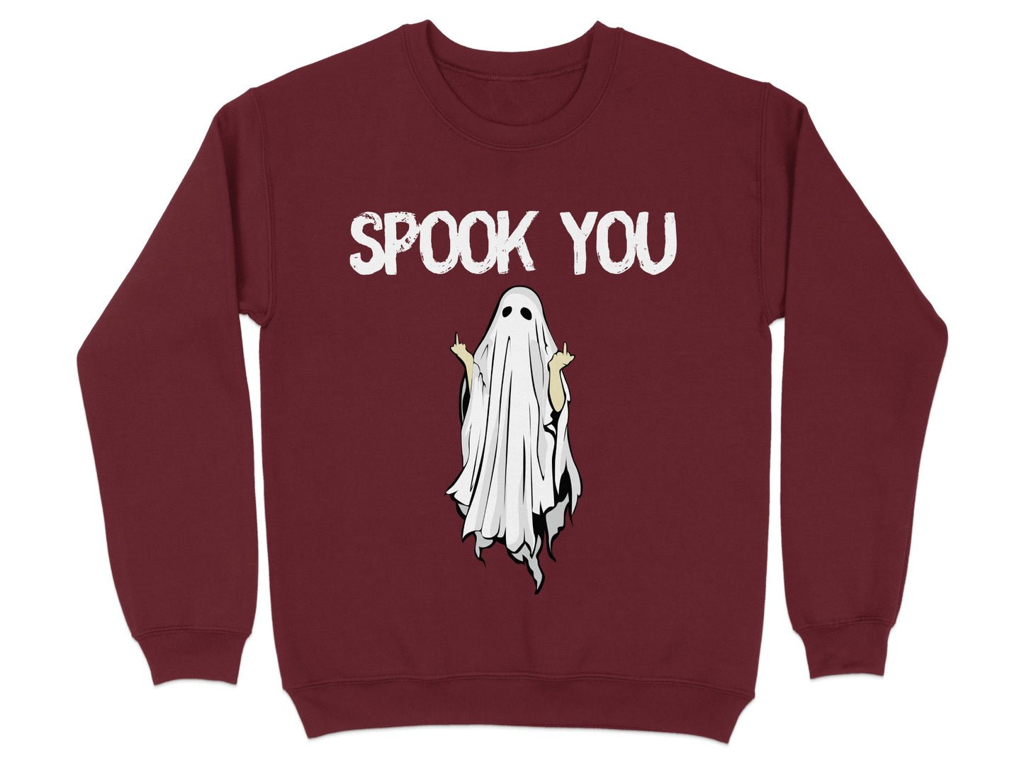 Spook You Sweatshirt with Ghost Design product type