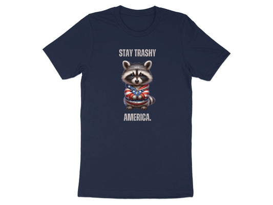 Stay Trashy America Raccoon Graphic T-Shirt Product