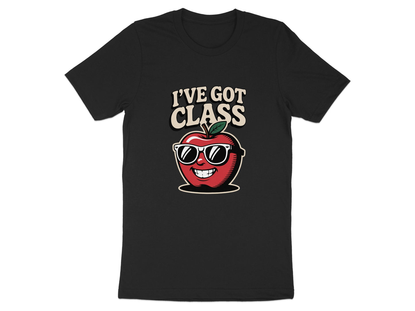 I've Got Class Cool Red Apple Graphic T-shirt product type