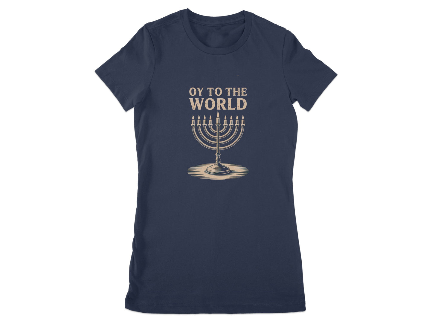 Oy To The World Graphic Print T-shirt product type