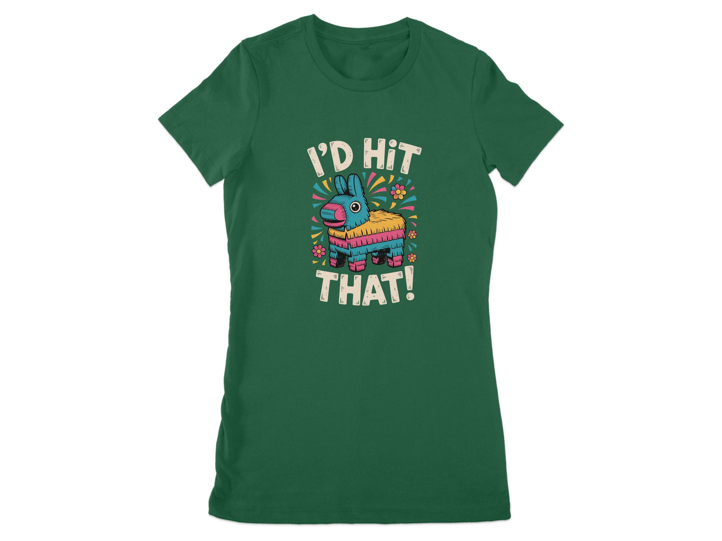 I'd Hit That Colorful Piñata Graphic Tee product type