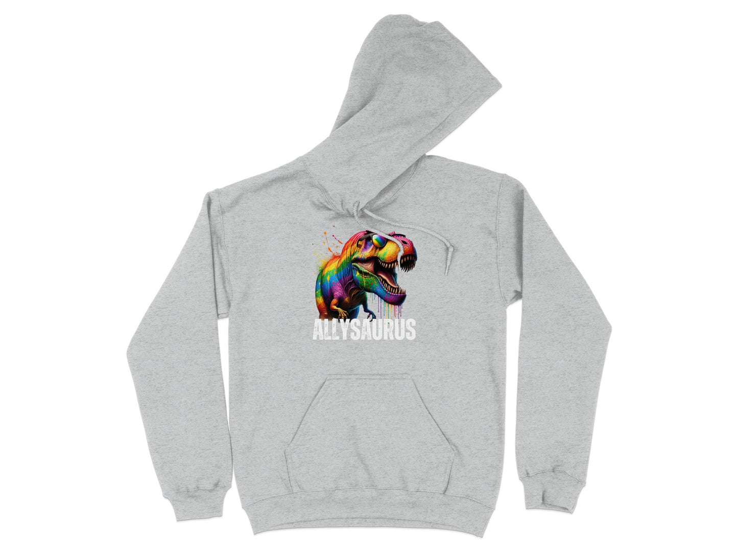 Colorful Allysaurus Dinosaur Unisex Hoodie product type