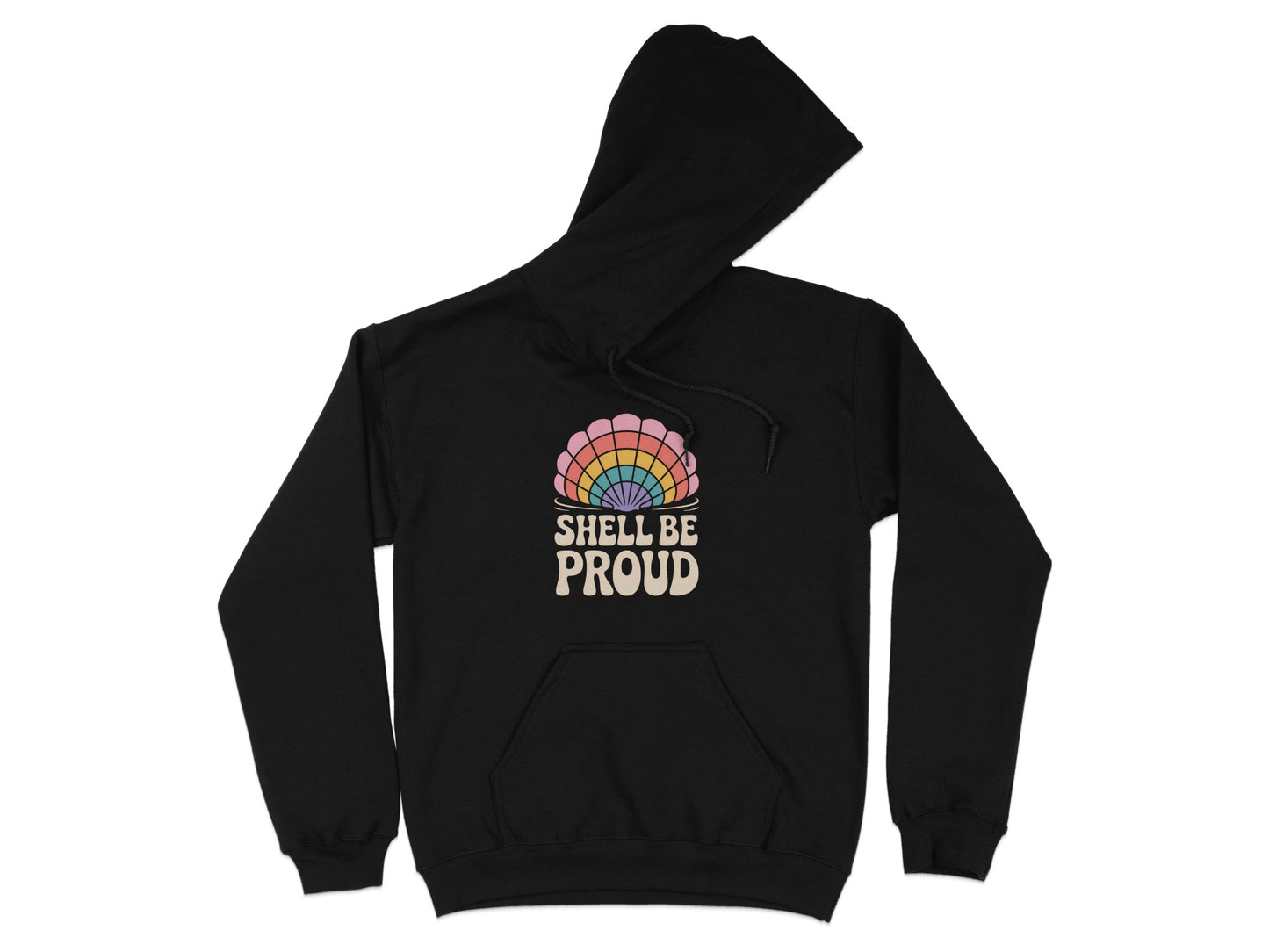 Rainbow Shell Be Proud Hoodie product type