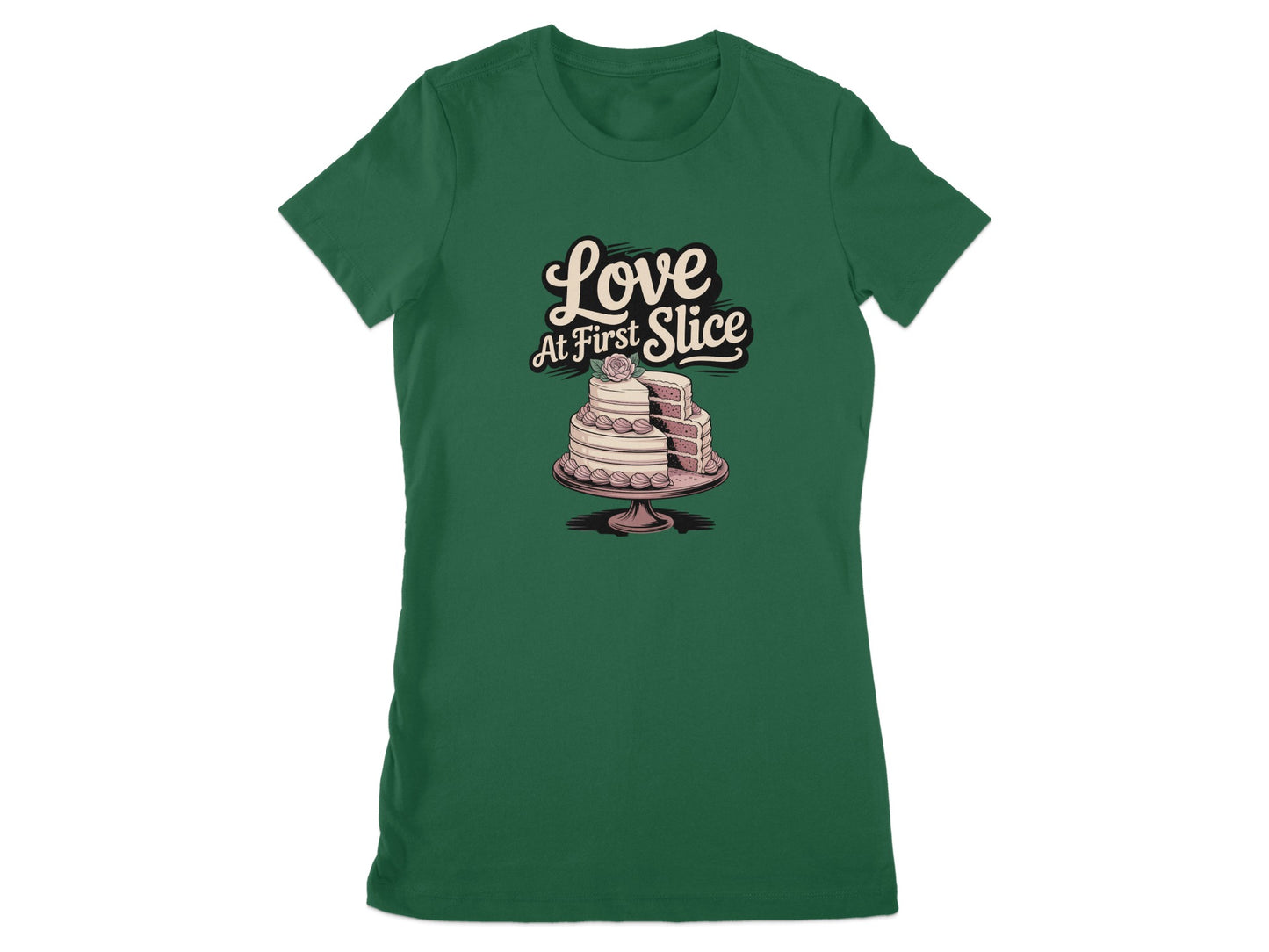 Love At First Slice Cake Graphic T-shirt product type