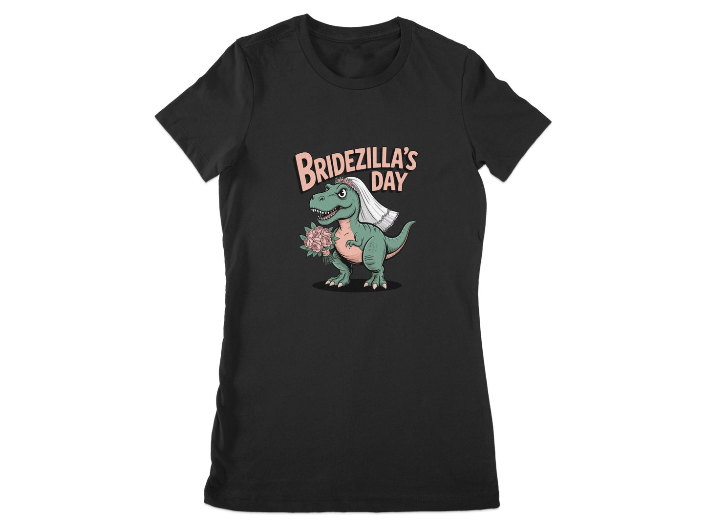 Bridezilla's Day Funny T-Rex Illustration product type