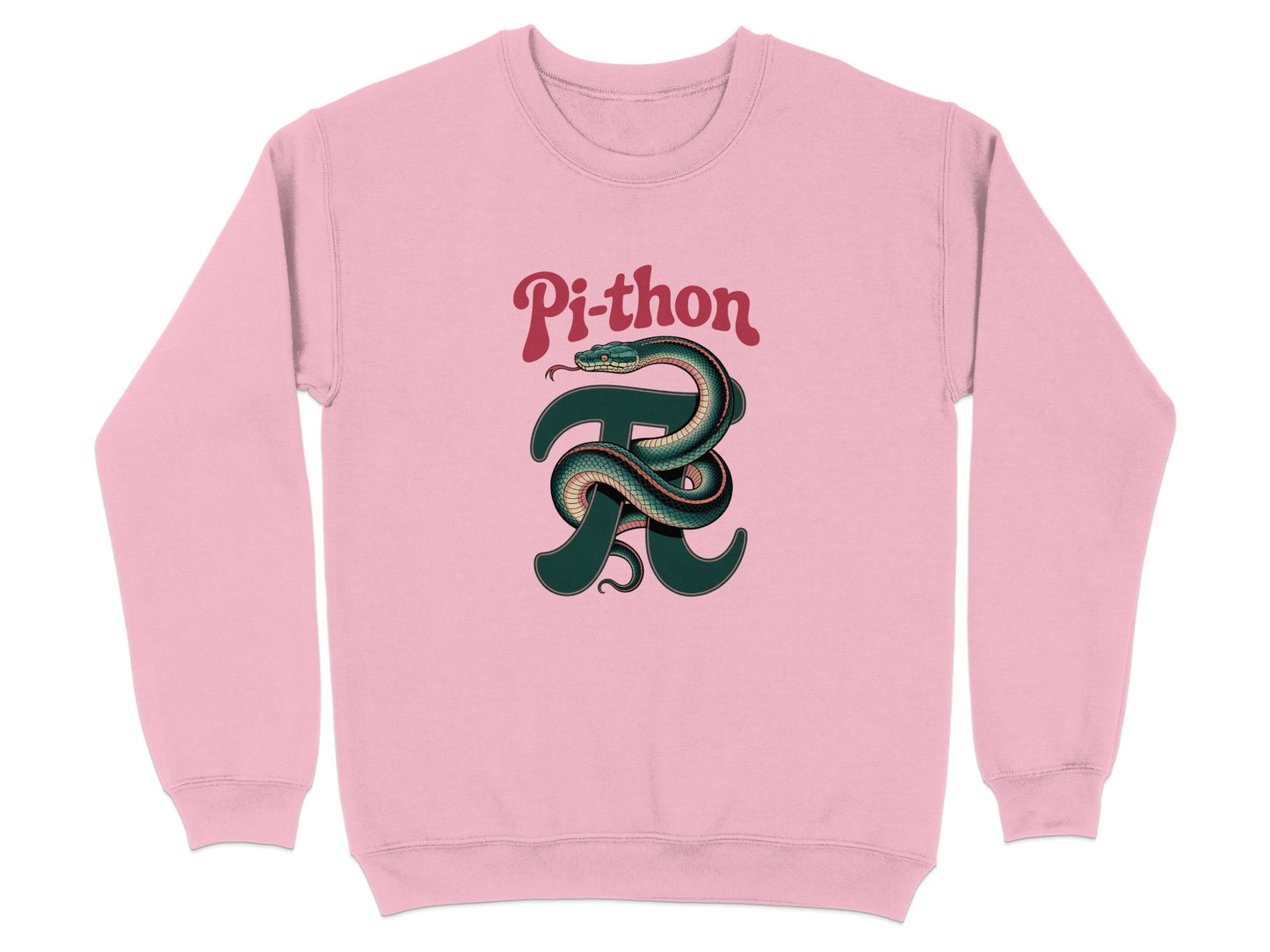 Python Design Pink Snake Graphic Sweatshirt product