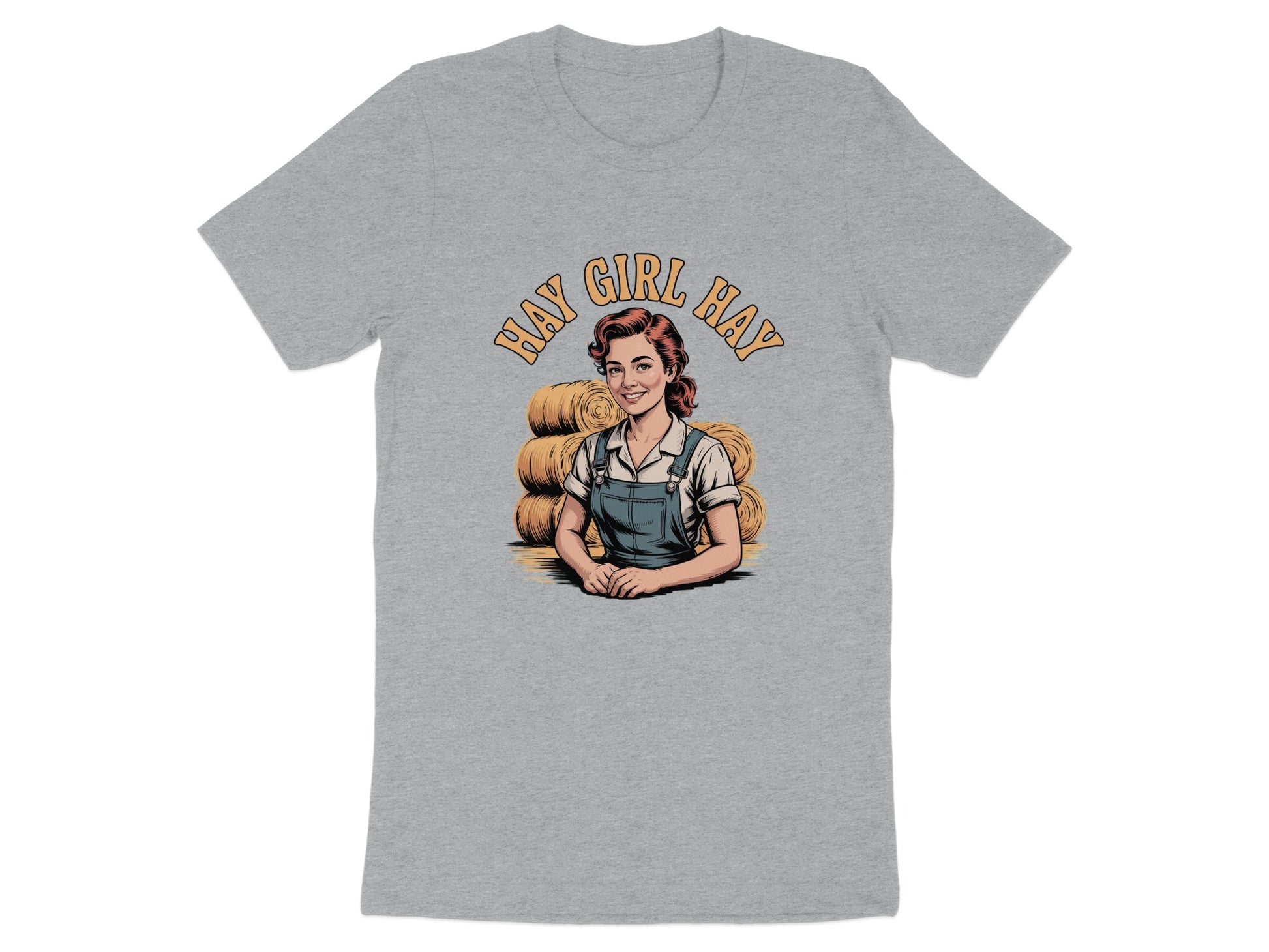 Hay Girl Hay Graphic Design Tee Shirt product type
