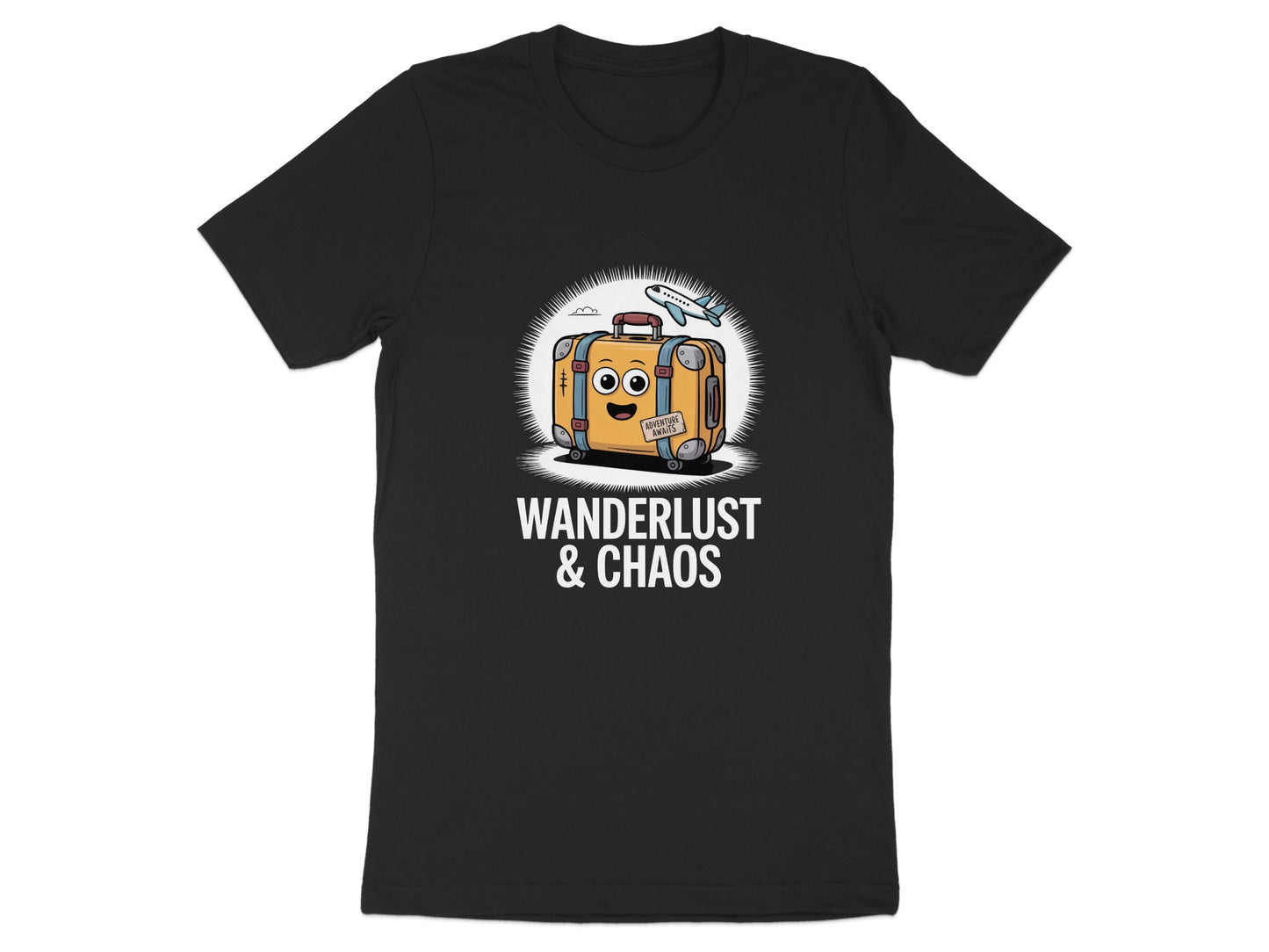 Wanderlust and Chaos Graphic Tee Shirt product type