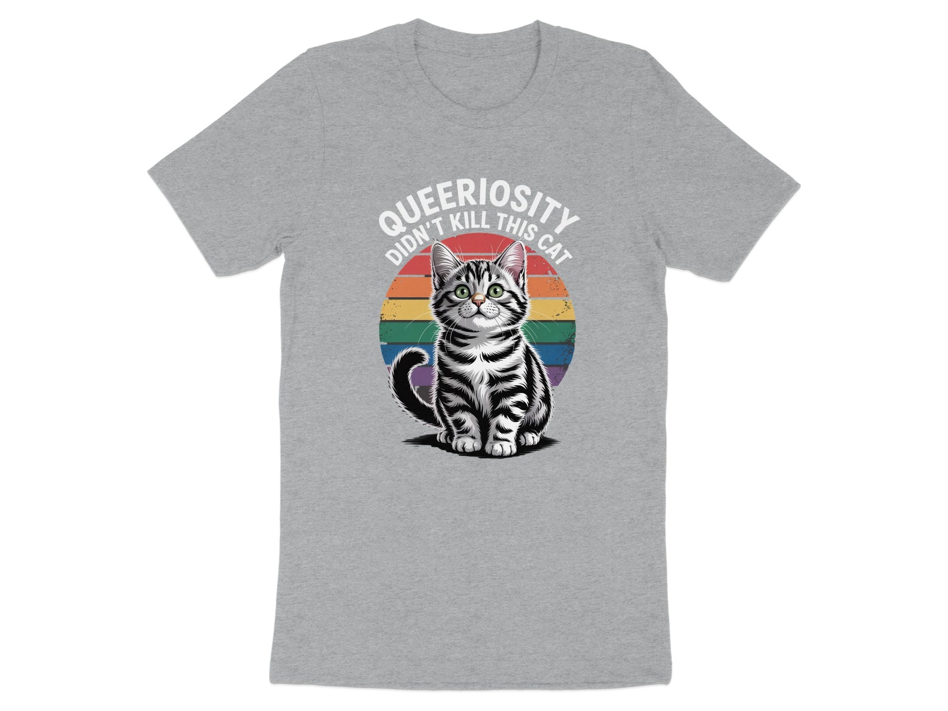 Queeriosity Didn't Kill This Cat Design Shirt product type
