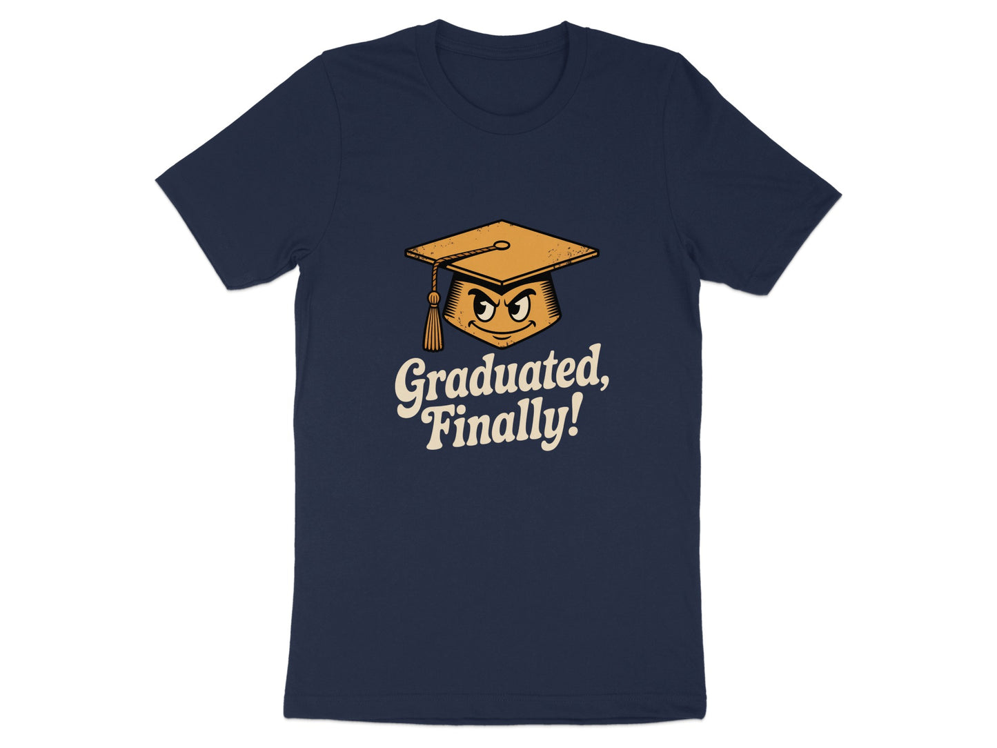 Graduated Finally T-shirt with Celebratory Graphics product
