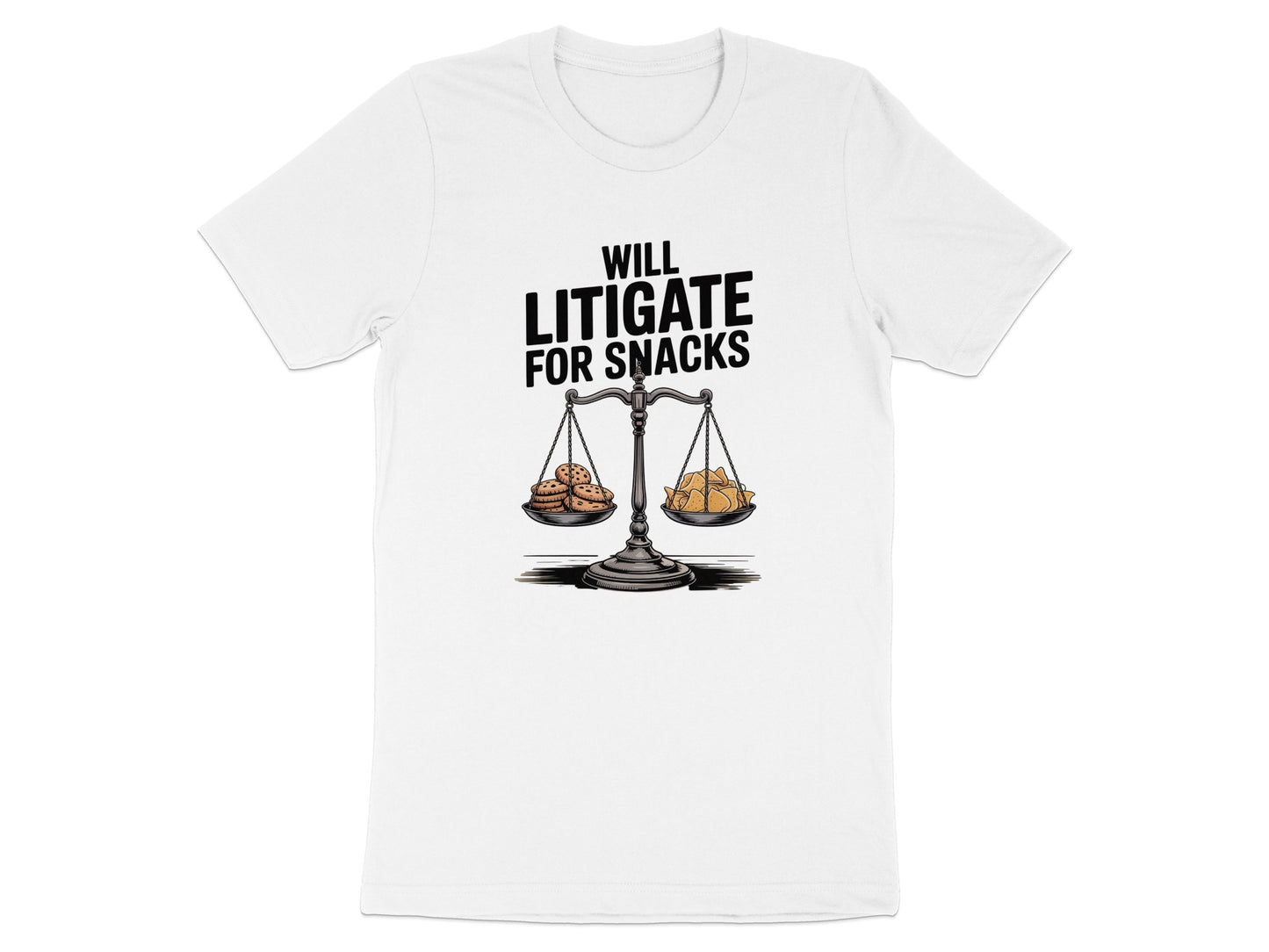 Will Litigate For Snacks Graphic T-shirt product type