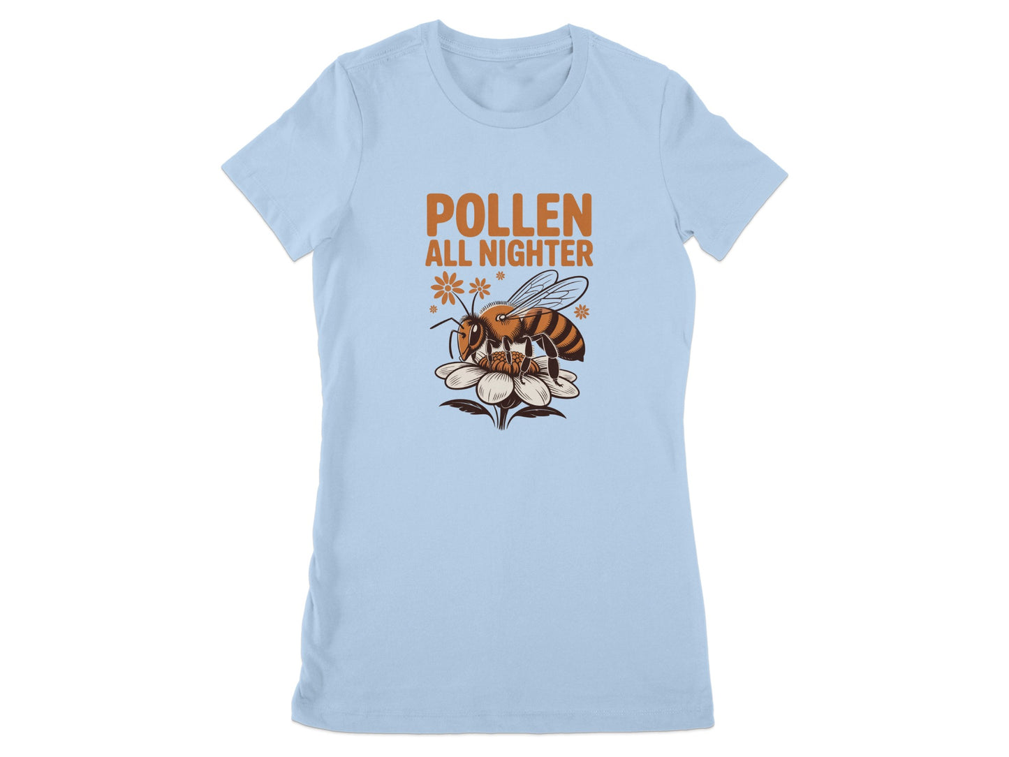 Pollen All Nighter Bee Graphic Women's T-Shirt product type