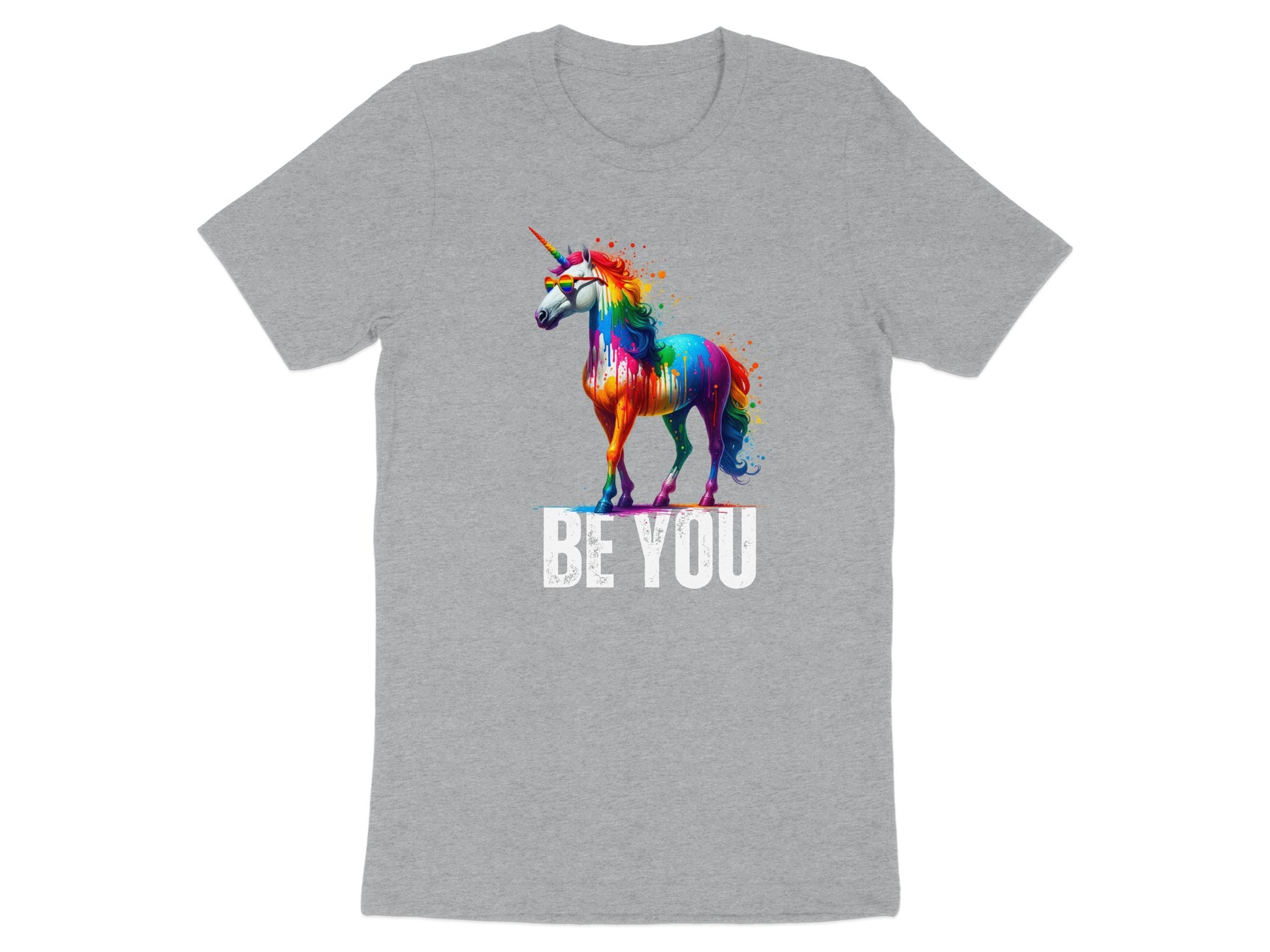Colorful Unicorn Be You Graphic T-Shirt product type