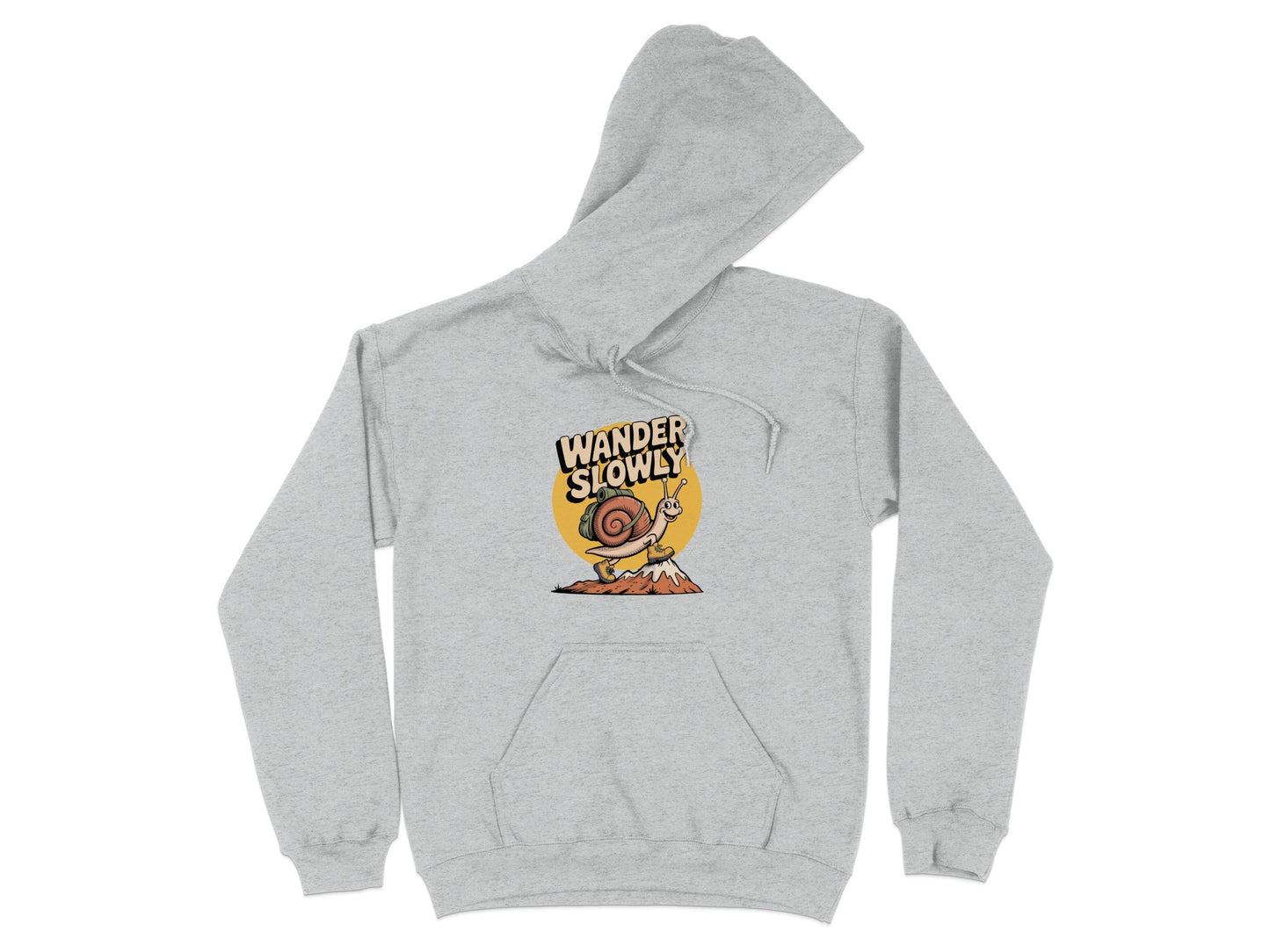 Wander Slowly Snail Graphic Hoodie product