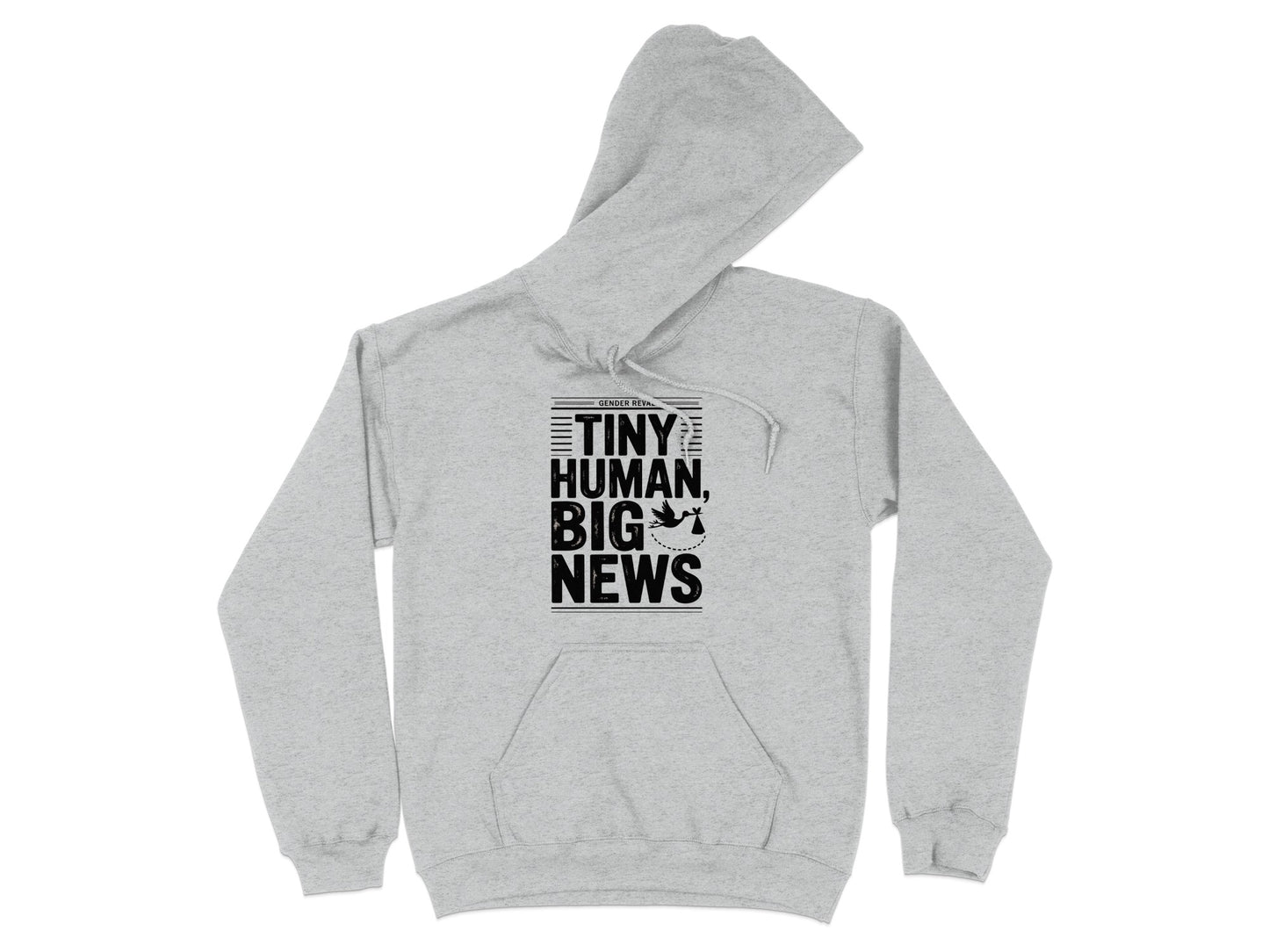 Tiny Human Big News Hoodie Sweatshirt product type