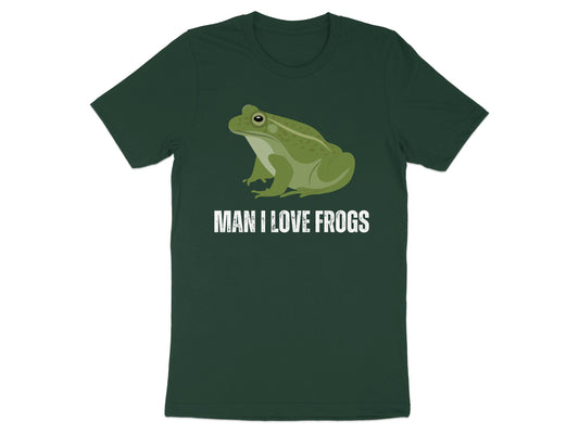 Man I Love Frogs Graphic T-shirt product type