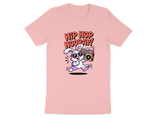 Hip Hop Hooray Bunny with Boombox Graphic T-Shirt product
