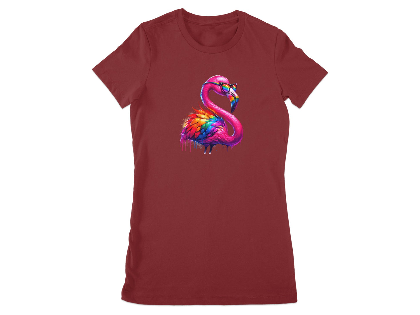 Flamingo Graphic Printed Womens T-Shirt product