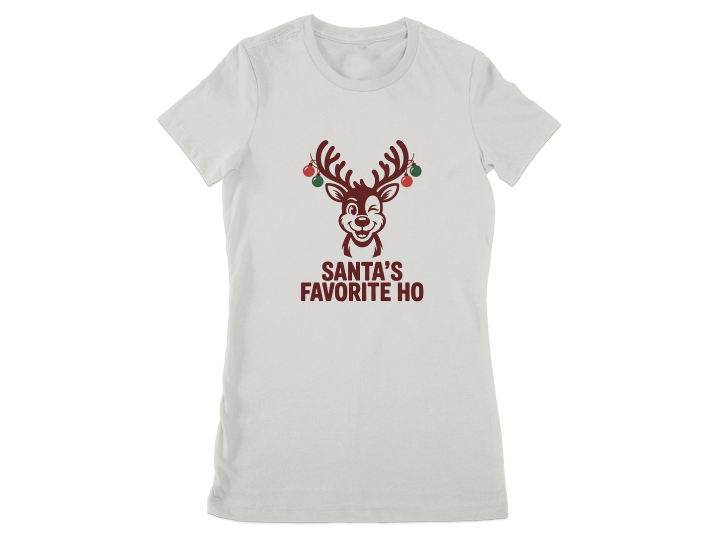 Santa's Favorite Ho Funny Reindeer Shirt product type