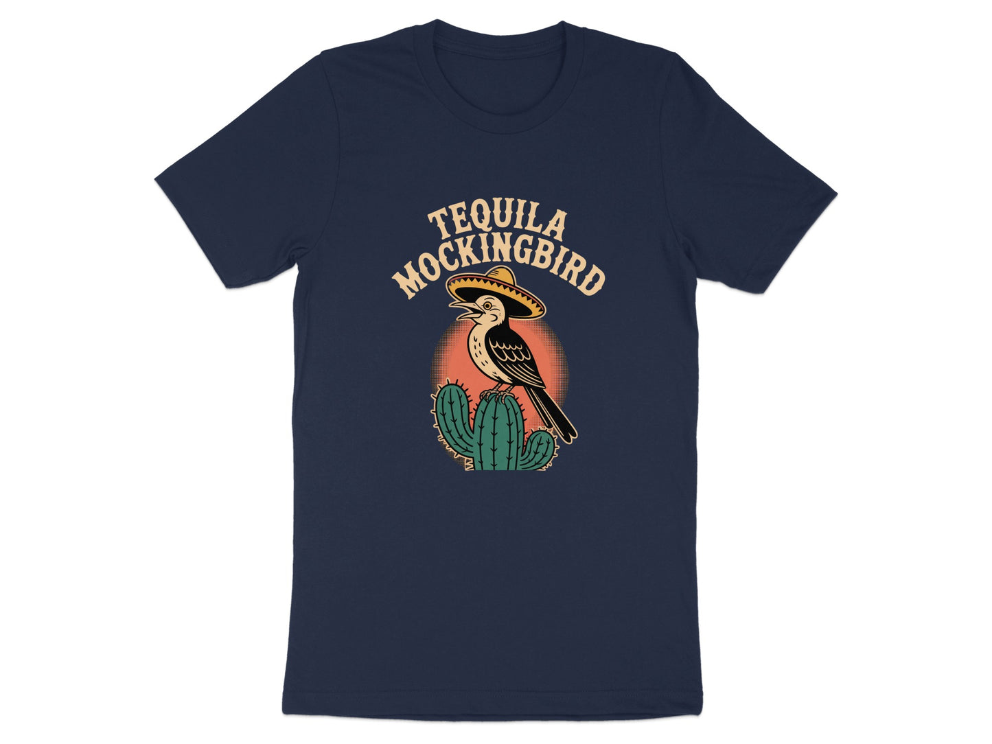 Tequila Mockingbird Graphic Tee Shirt Trendy Fun product