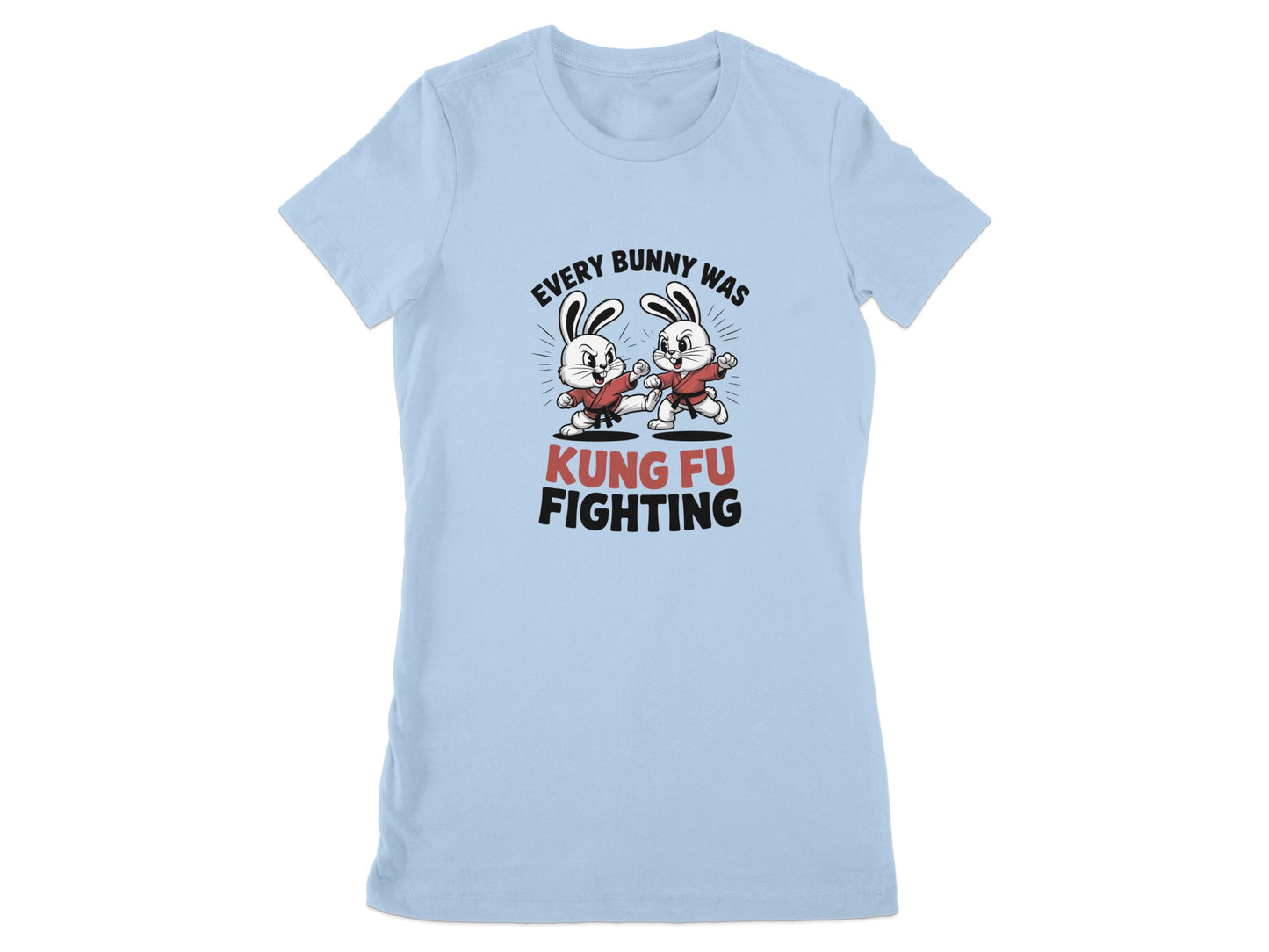 Every Bunny Was Kung Fu Fighting Graphic Shirt product