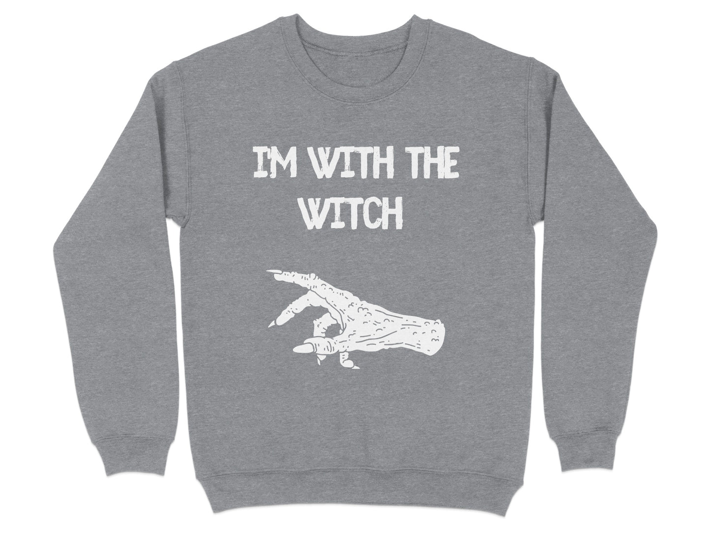 I'm With The Witch Graphic Sweatshirt Product