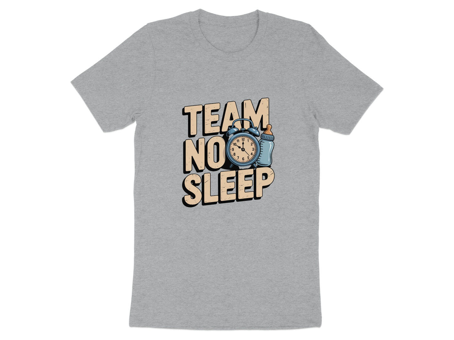 Team No Sleep Alarm Clock Themed T-Shirt product type
