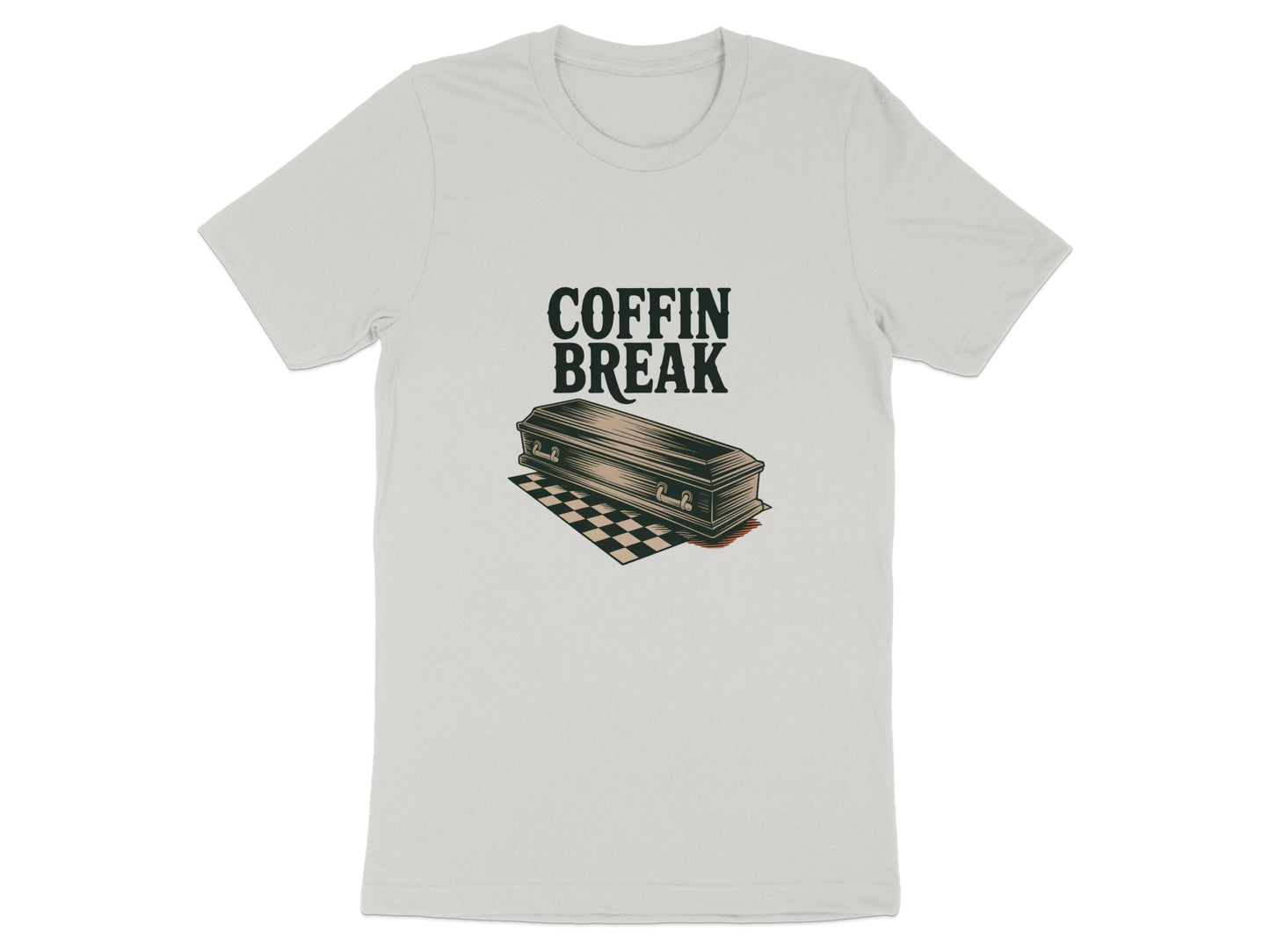 Coffin Break Checkered Coffin T-Shirt product type
