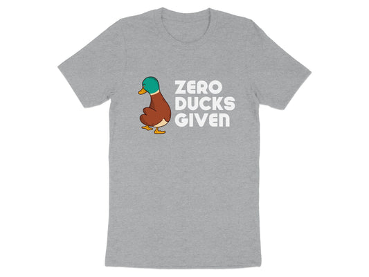Zero Ducks Given Funny Graphic Print Shirt product