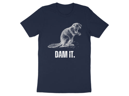 Dam It Beaver Design Graphic Humorous Shirt product type