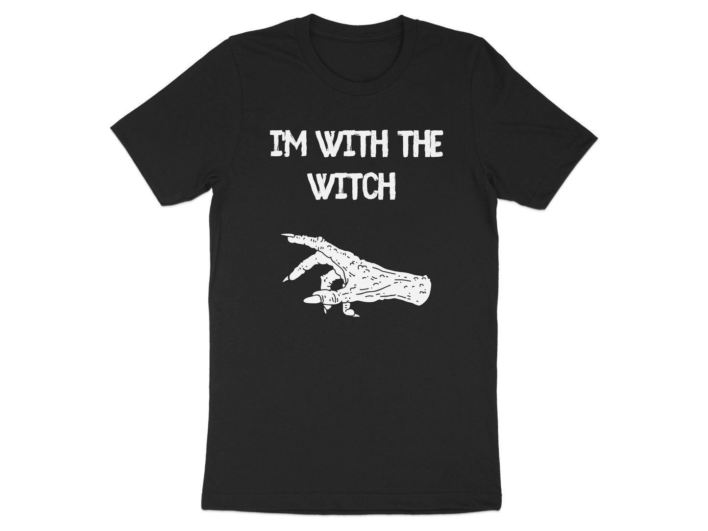 I'm With The Witch Halloween Tee Shirt product